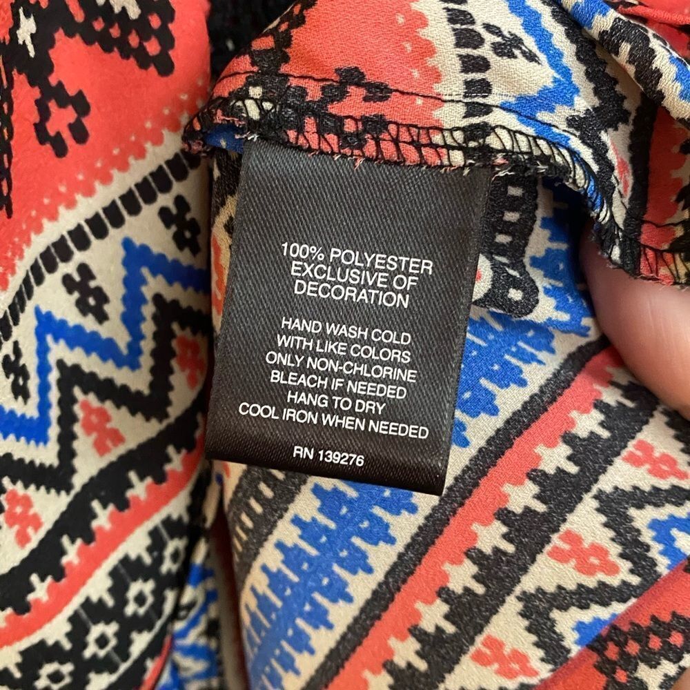 Signature I Studio Multi-Color Aztec Embroidered … - image 4